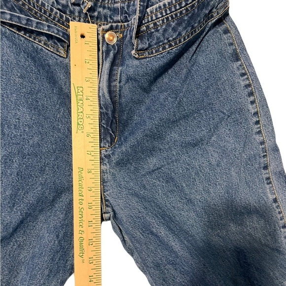 Vintage Americana Blues Wide Leg Drawstring Jeans - Picture 7 of 9